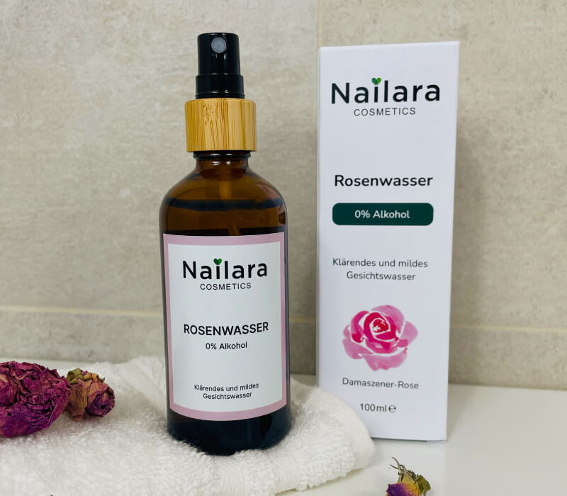 Bio Rosenwasser – Gesichtswasser aus Damaszener Rosen